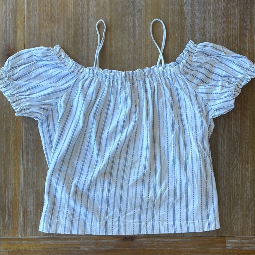 Women’s H&M Striped Off-Shoulder Top